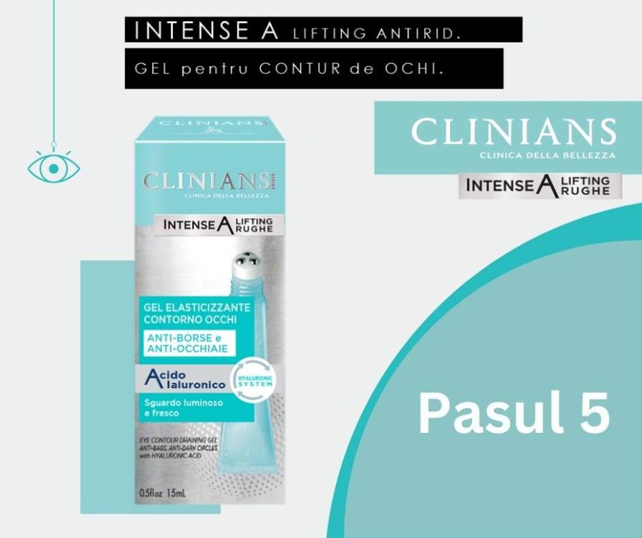 Gel elasticizant pentru contur de ochi