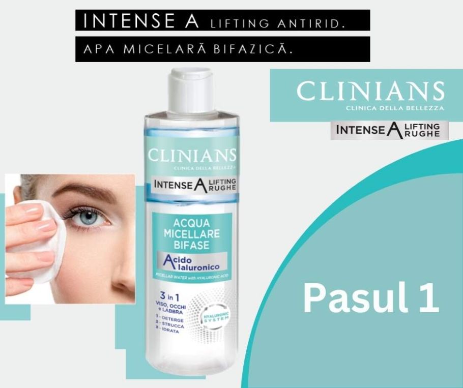 Apă micelară Clinians