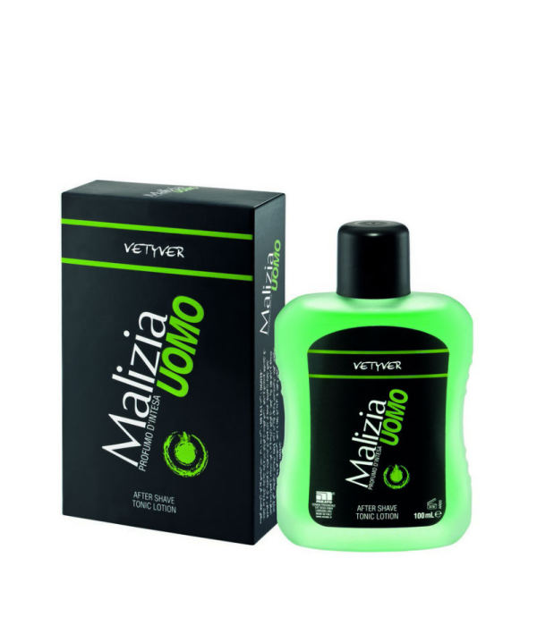 After shave Malizia Uomo Vetyver tonic lotion 100 ml