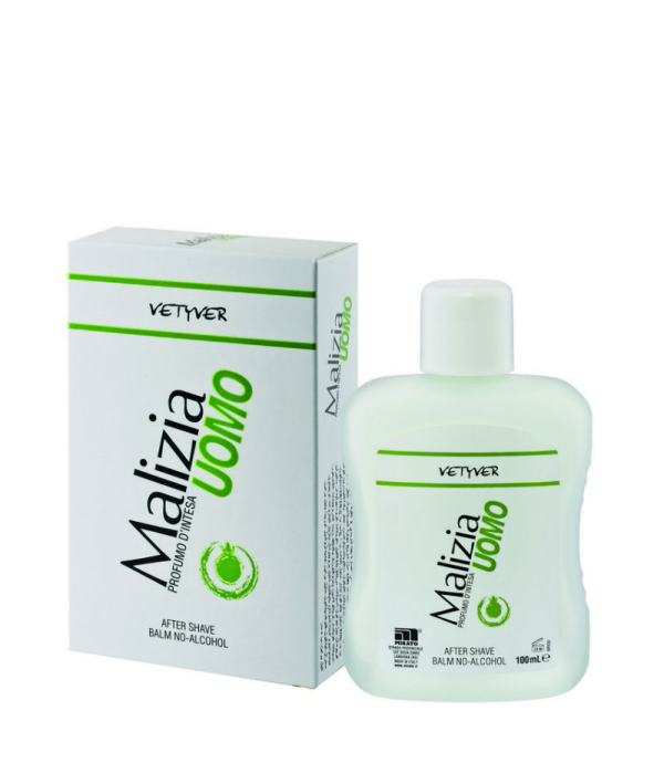 After shave Malizia Uomo Vetyver balsam no alcohol 100 ml